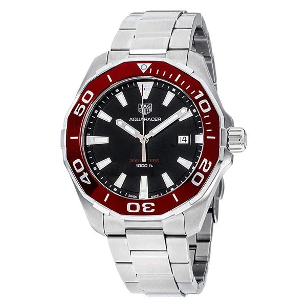 TAG Heuer Aquaracer Men’s Watch WAY101B.BA0746 – 43mm Black Dial Quartz