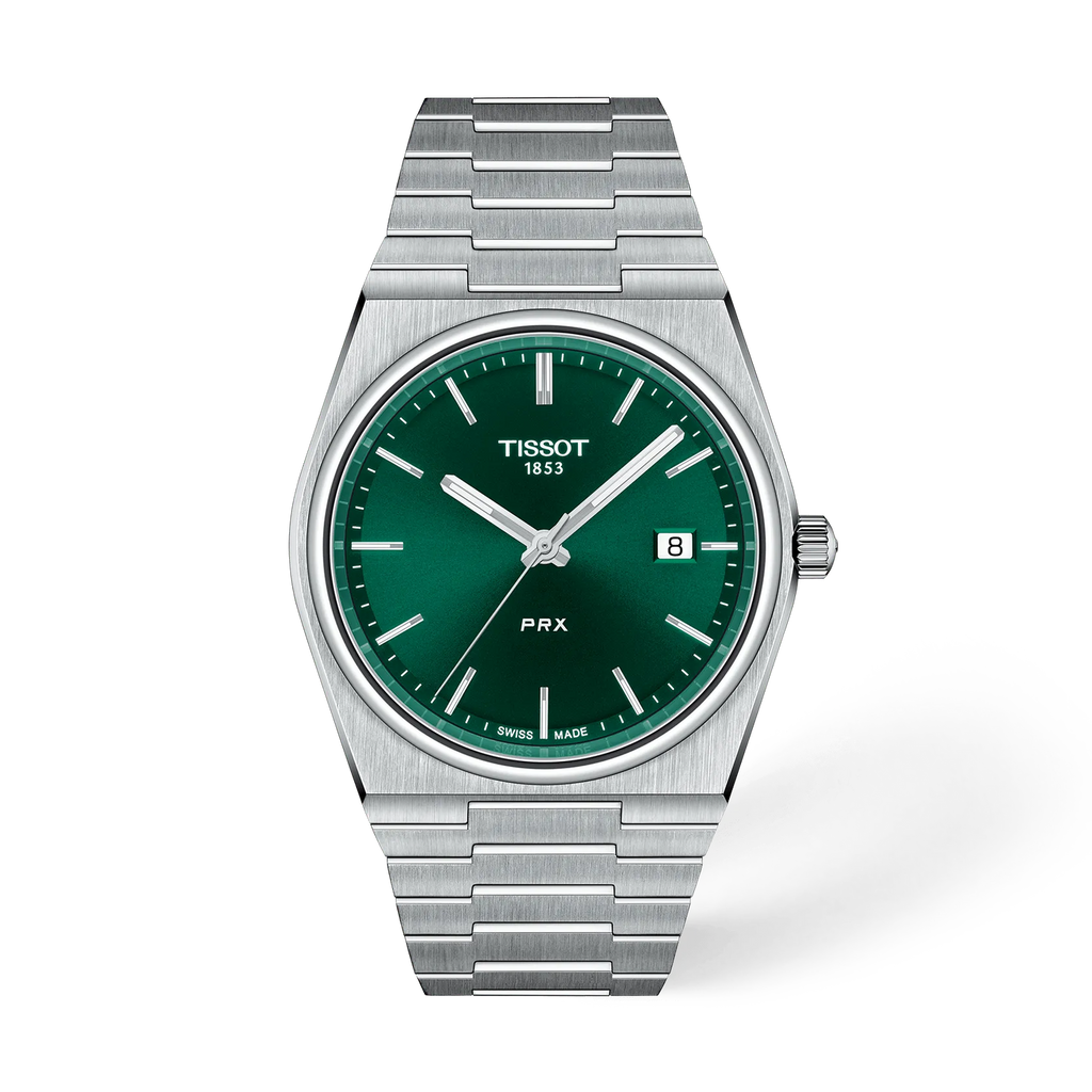 Tissot PRX 40mm Green Dial Quartz Watch Ref. T137.410.11.091.00