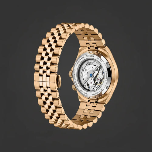 Citizen Tsuyosa 60 NK0023-57L 40mm Automatic Rose Gold-Tone Blue Dial Watch