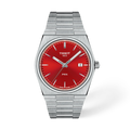 Tissot PRX 40mm Red Dial Quartz T137.410.11.421.00 Swiss Made Watch