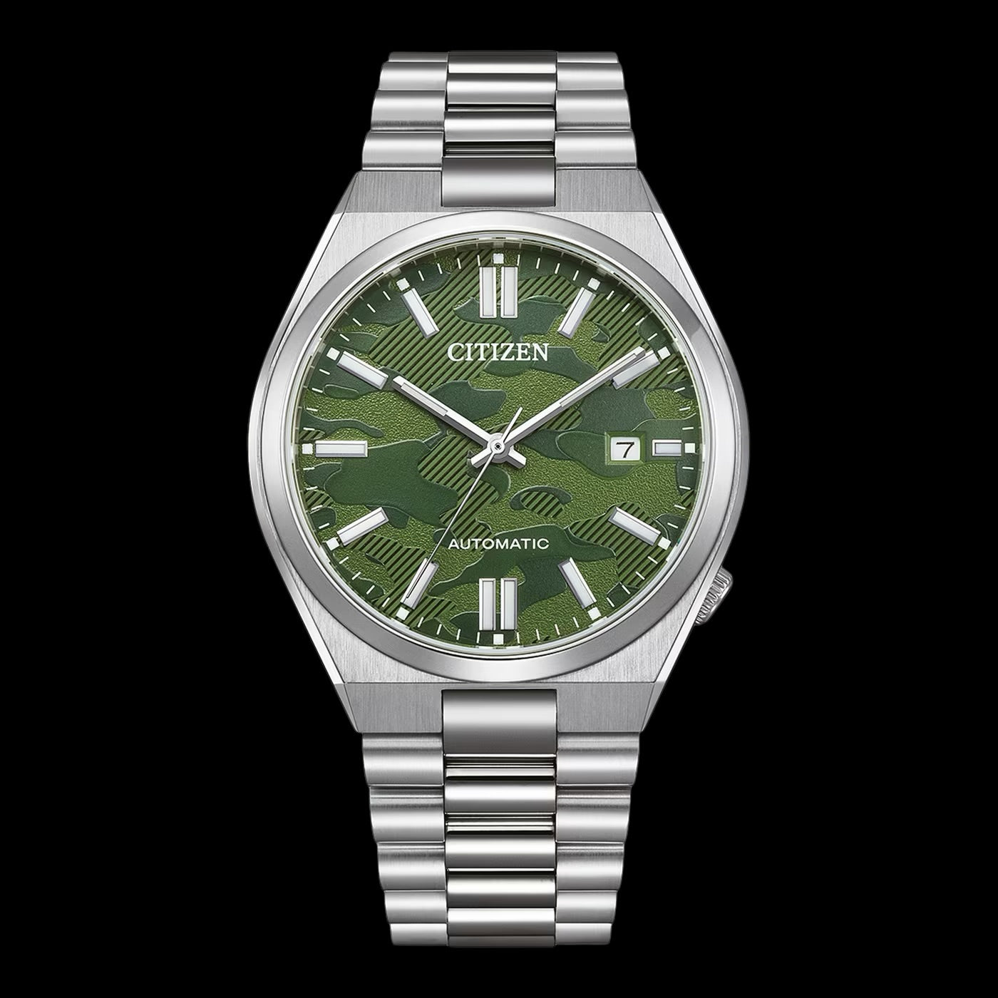 Citizen Tsuyosa Automatic Green Camouflage Dial 40mm Men’s Watch NJ0159-86X