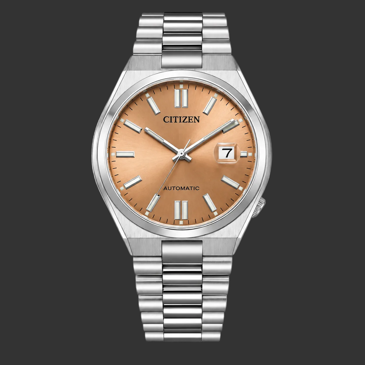 Citizen Tsuyosa NJ0158-89Y 40mm Automatic Warm Sand Dial Stainless Steel Watch