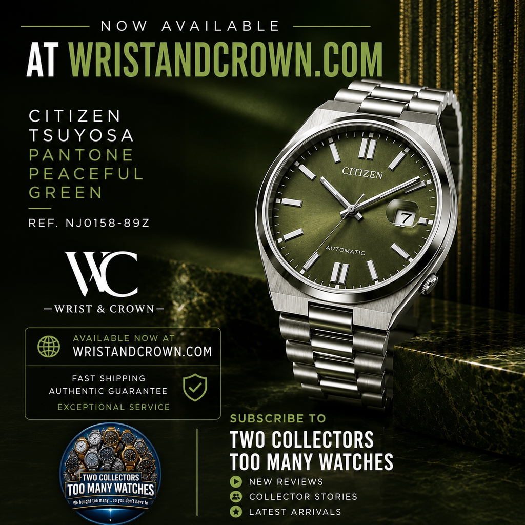 Citizen Tsuyosa Pantone Peaceful Green NJ0158-89Z 40mm Automatic Limited Edition Watch