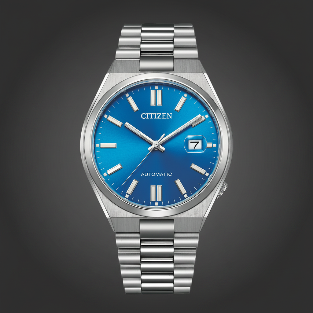 Citizen Tsuyosa “Glowing Blue” NJ0158-89L – 40mm Automatic Limited Edition Pantone Blue Dial Watch