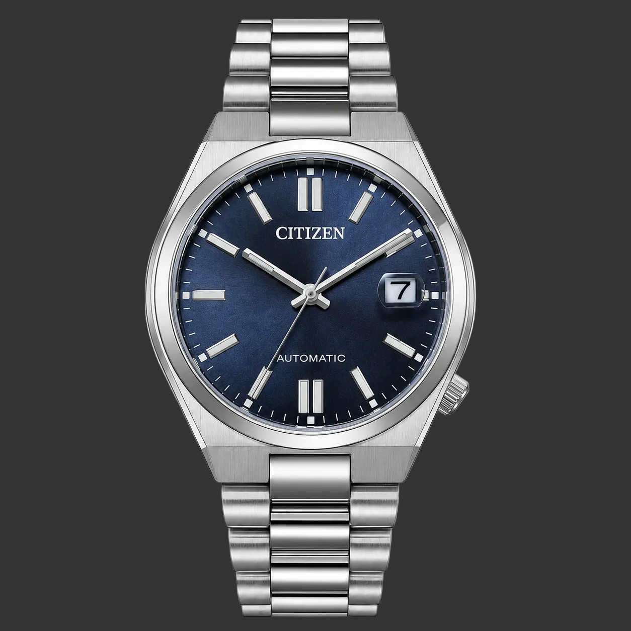 Citizen Tsuyosa 37mm Automatic NJ0200-50M Blue Sunray Dial Stainless Steel Watch