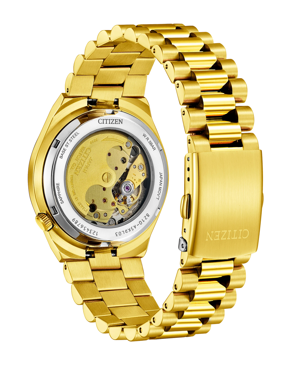 Citizen Tsuyosa Automatic Green Dial Gold-Tone Stainless Steel Watch – NJ0152-51X