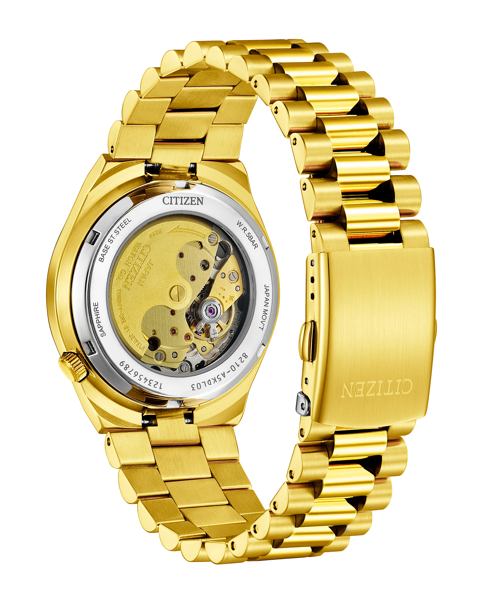 Citizen Tsuyosa Automatic Green Dial Gold-Tone Stainless Steel Watch – NJ0152-51X