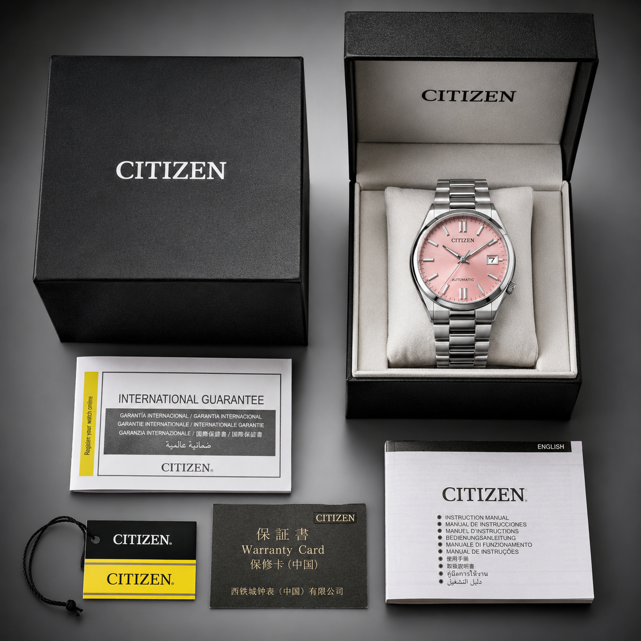 Citizen Tsuyosa x Pantone Dreamy Pink NJ0158-89X – 40mm Automatic Limited Edition Watch