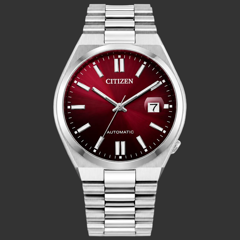 Citizen TSUYOSA NJ0150-56W 40mm Automatic Burgundy Dial Stainless Steel Watch