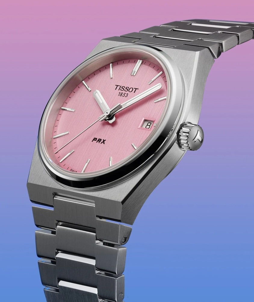 Tissot PRX 35mm Pink Dial Quartz Watch | T137.210.11.331.00