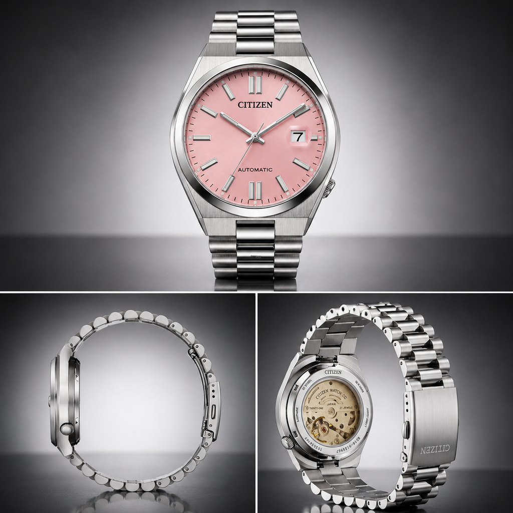 Citizen Tsuyosa x Pantone Dreamy Pink NJ0158-89X – 40mm Automatic Limited Edition Watch