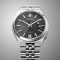 Citizen Tsuyosa 60 Automatic Black Dial Stainless Steel Watch | NK0020-55E
