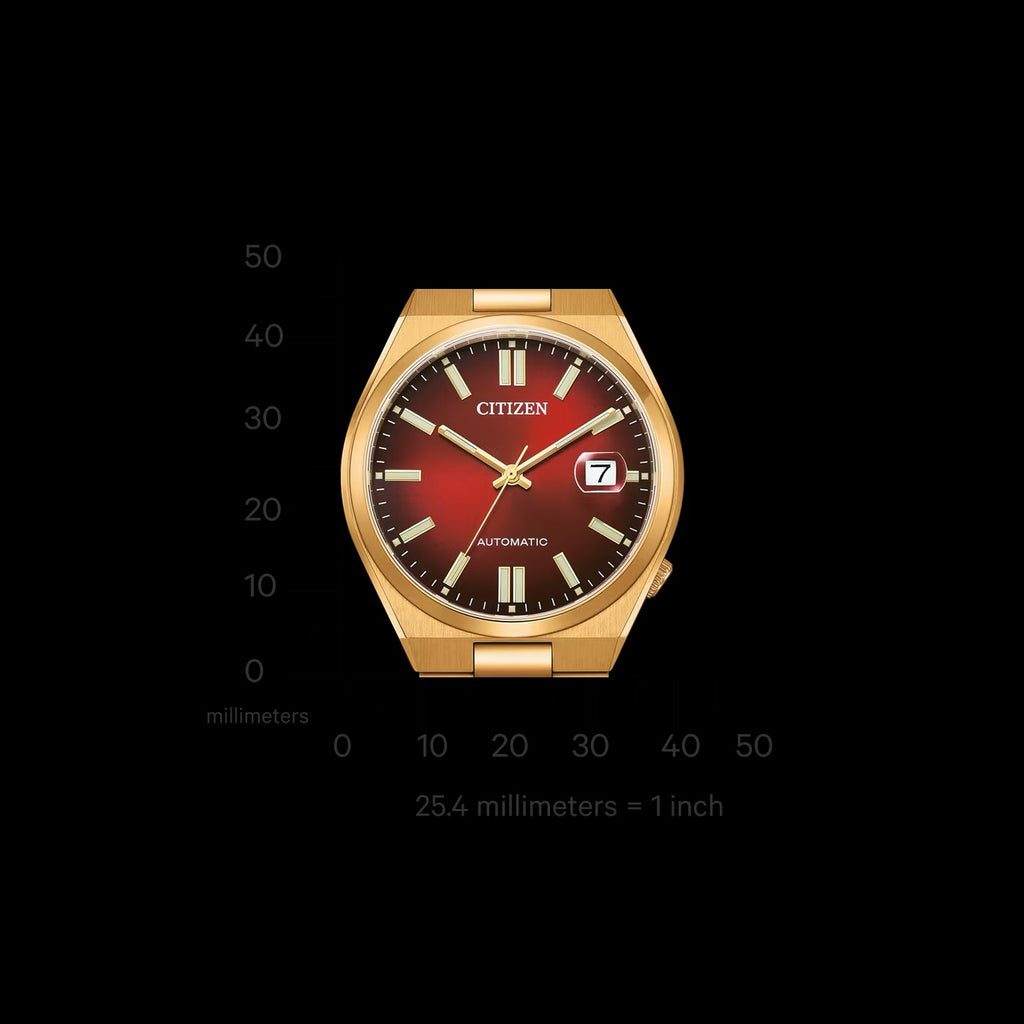 Citizen Tsuyosa Automatic Scarlet Red Dial Gold-Tone | NJ0153-82X
