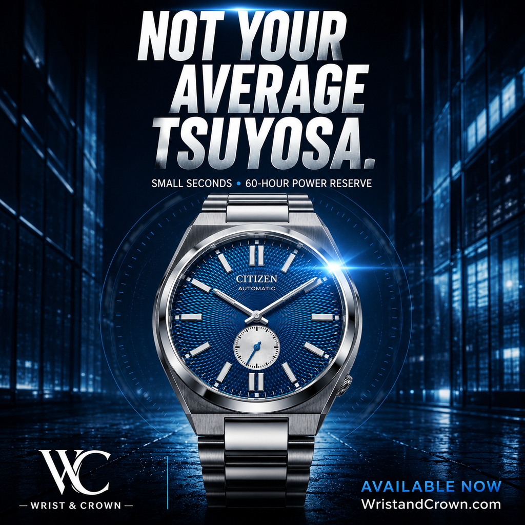 Citizen Tsuyosa Small Seconds NK5010-51L 40mm Automatic Blue Dial Watch