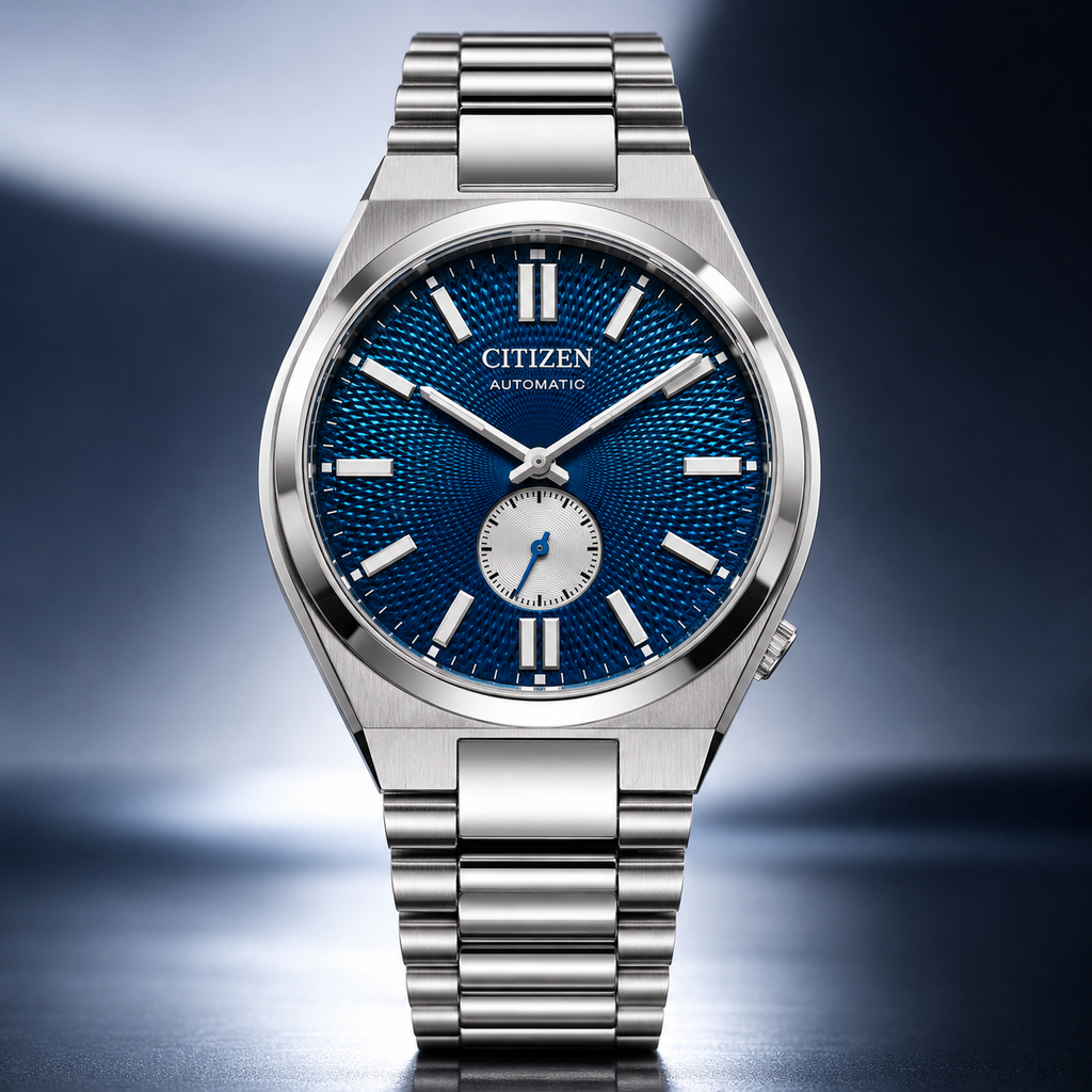 Citizen Tsuyosa Small Seconds NK5010-51L 40mm Automatic Blue Dial Watch