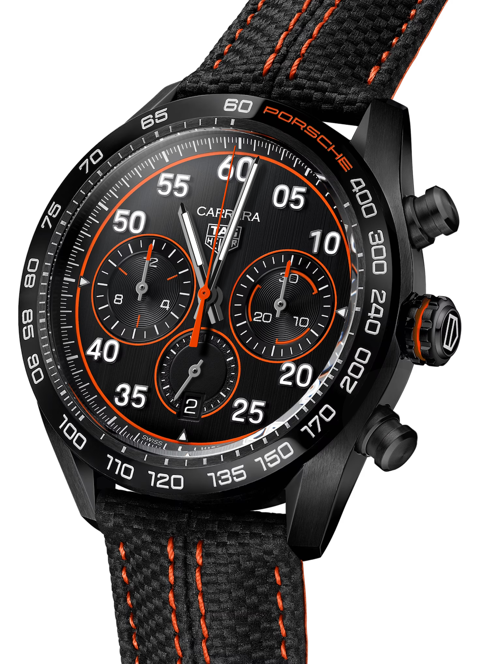 Tag Heier Watch Carrera Porsche Orange Racing Special Edition Cbn2a1m Fc6526