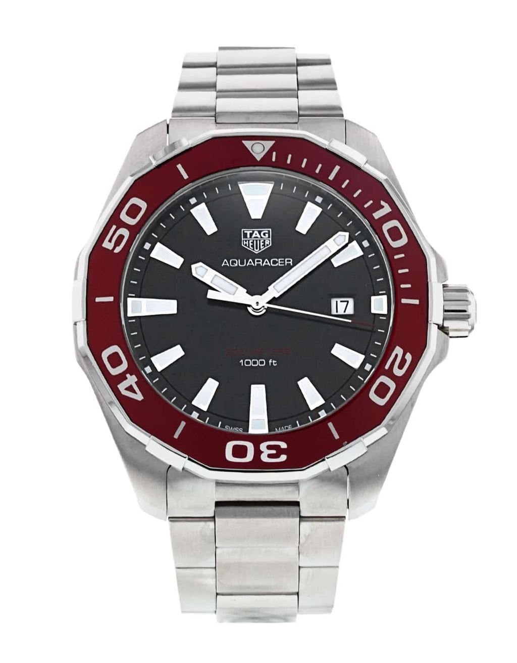 TAG Heuer Aquaracer Men’s Watch WAY101B.BA0746 – 43mm Black Dial Quartz