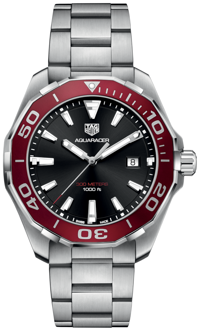 TAG Heuer Aquaracer Men’s Watch WAY101B.BA0746 – 43mm Black Dial Quartz