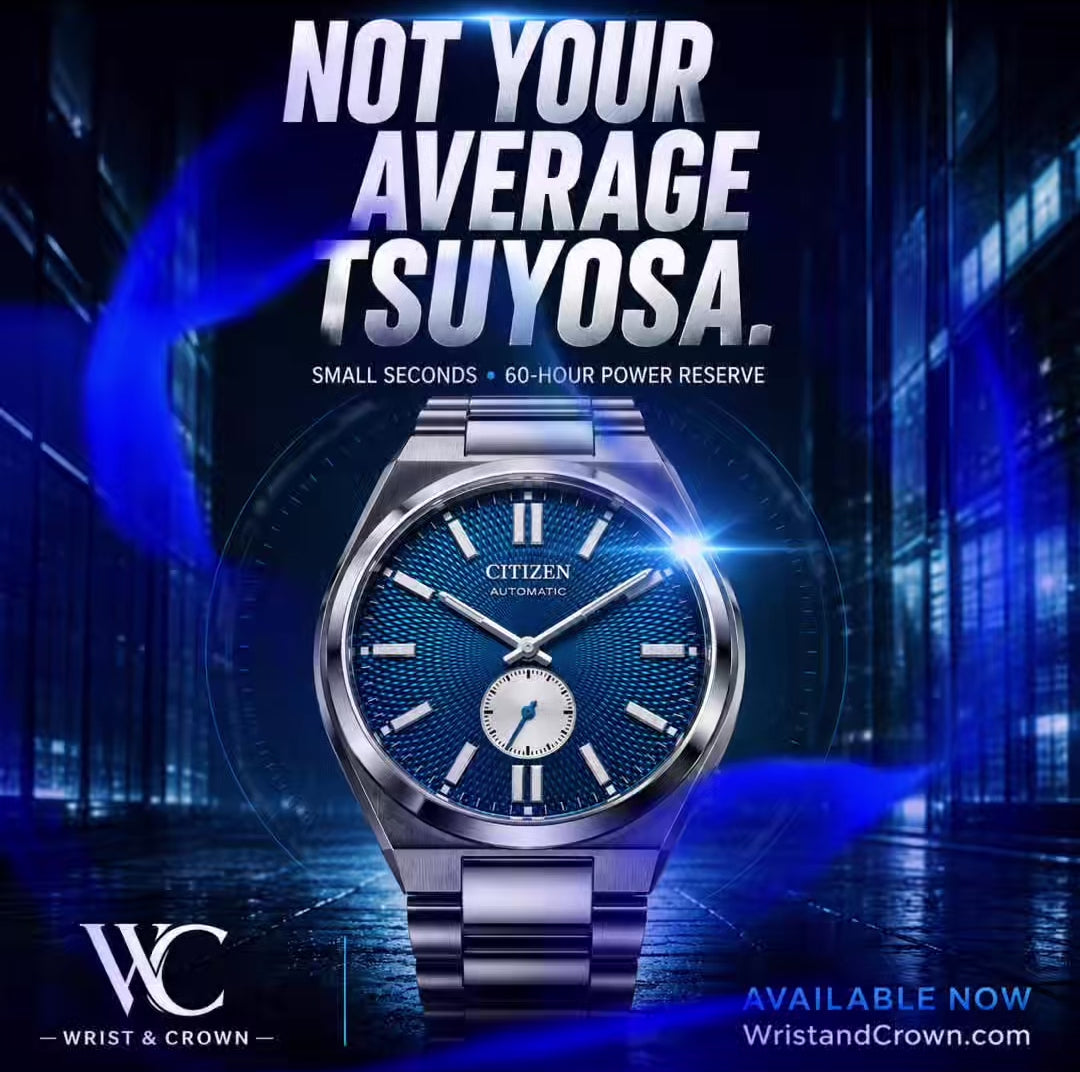 Citizen Tsuyosa Small Seconds NK5010-51L 40mm Automatic Blue Dial Watch