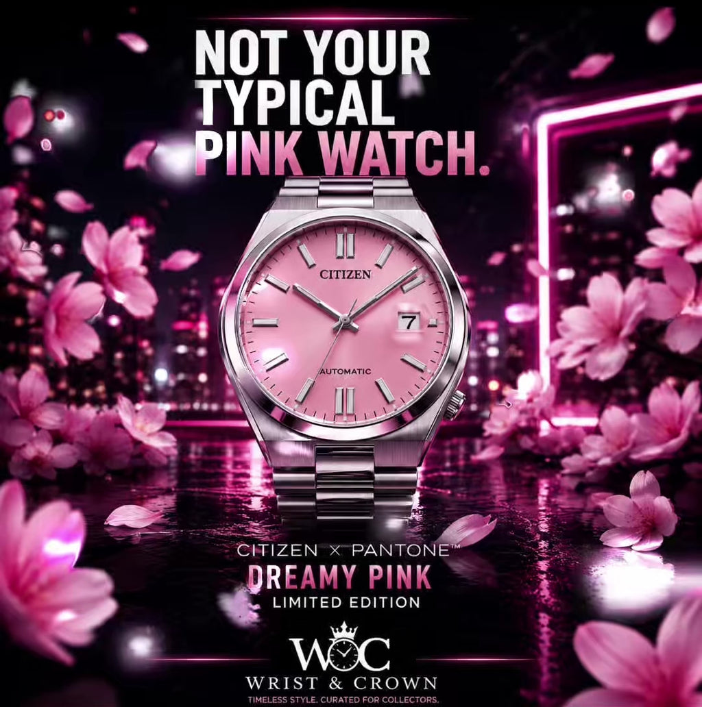 Citizen Tsuyosa x Pantone Dreamy Pink NJ0158-89X – 40mm Automatic Limited Edition Watch